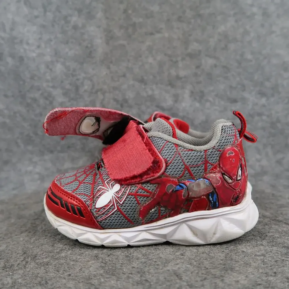 Casual Shoes Kids Toddler 7 Sneakers Spider Man Casual Active Red Baby Trainers